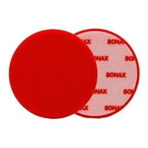 SONAX Sundjer za poliranje – crveni 160 (tvrd) 493100