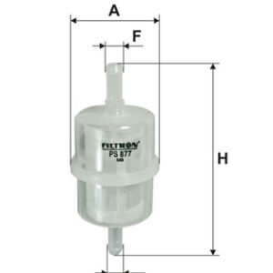 FILTER GORIVA PVC 8mm 107mm x 48mm