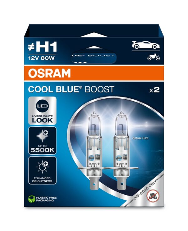SIJALICE 12V 80W H1 OSRAM COOL BLUE BOOST