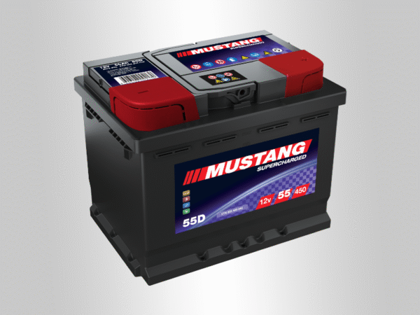AKUMULATOR 12V 55AH D+ 450A MUSTANG