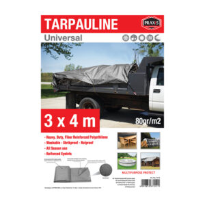 Zastitna cerada-tarpaulin 3x4m 80gr PRAXIS - 70104