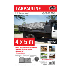 Zastitna cerada-tarpaulin 4x5m 80gr PRAXIS - 7015