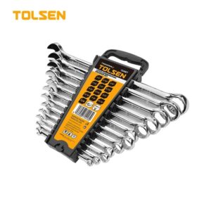Tolsen 12-delni set viljuškasto okastih ključeva