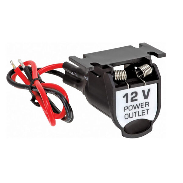 Ugradno kućište za auto upaljač – 12V, crno