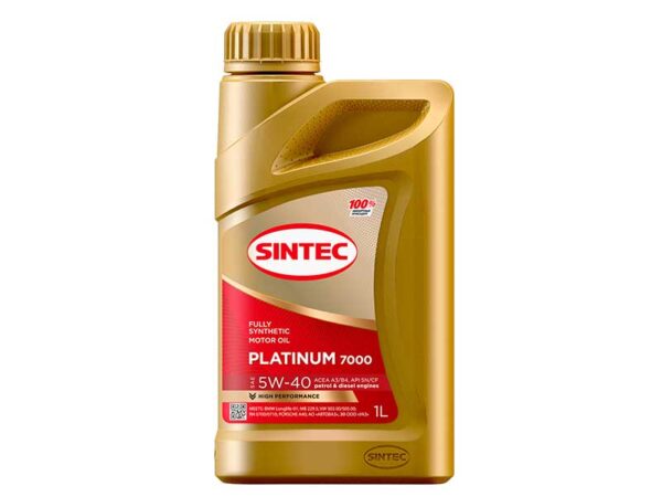 Sintec Platinum 7000 SAE 5w40 ACEA A3/B4 1L