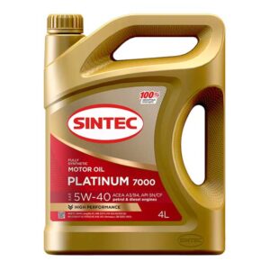 Sintec Platinum 7000 SAE 5w40 ACEA A3/B4 4L