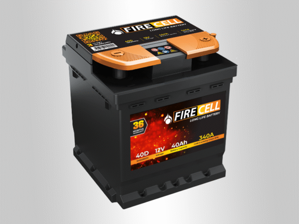 AKUMULATOR 12V 40AH D+ 340A FIRECELL