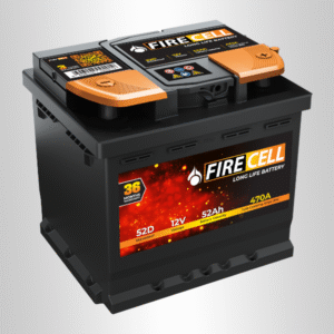AKUMULATOR 12V 52AH D+ 470A FIRECELL