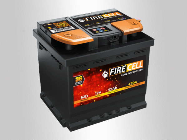 AKUMULATOR 12V 52AH D+ 470A FIRECELL