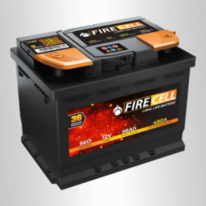 AKUMULATOR 12V 56AH D+ 480A FIRECELL