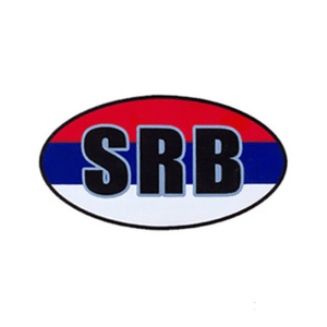 Nalepnica SRB Velika 15X9 CM
