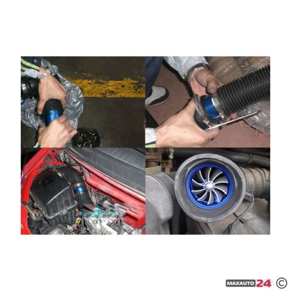 Turbo ventilator za vazdušni filter – 8021 (crveni) - Слика 2