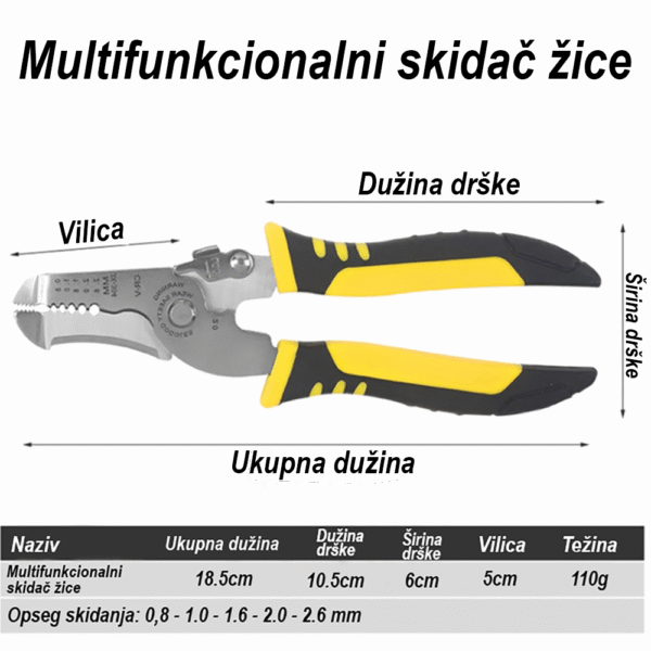 KLESTA ZA KABLOVE 73202 - Слика 3