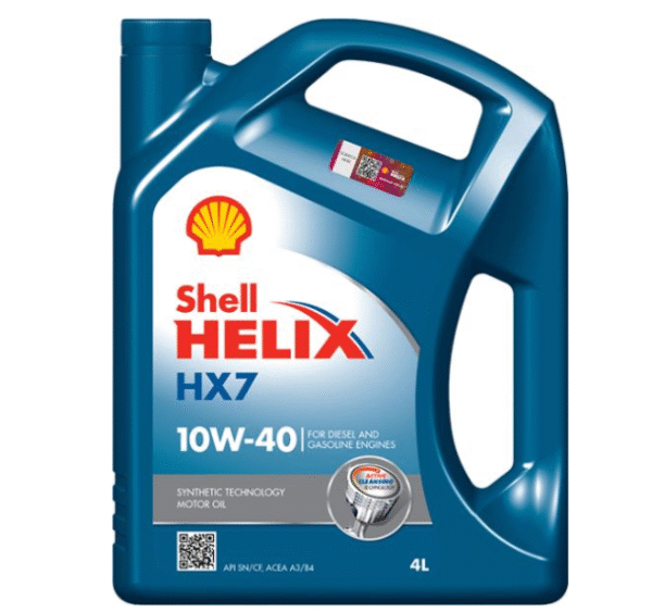 SHELL HELIX HX7 10W40 4L