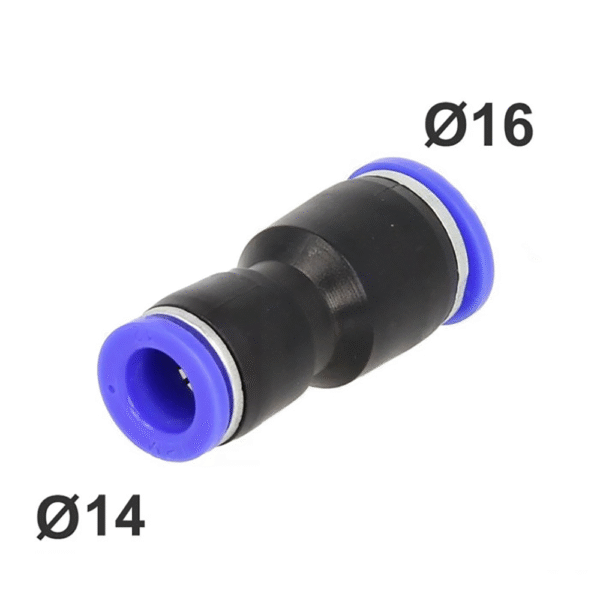 BRZE SPOJKE PRAVE 16-14MM 3085