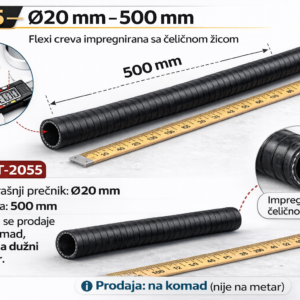 Flexi crevo Ø20 mm – 500 mm