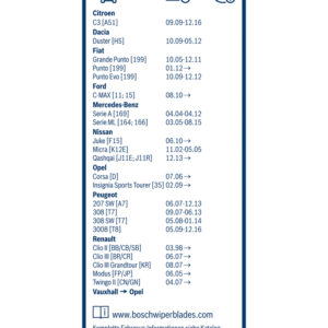 METLICA ZADNJA H301 BOSCH
