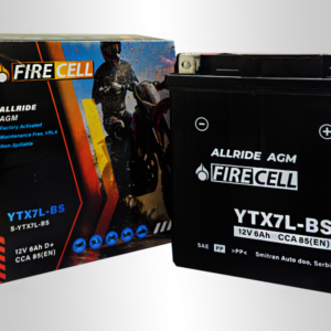 Akumulator Firecell Moto 12V 6Ah (D+) – 70×114×130 mm