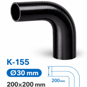 Crevo pod 90° Ø30 mm - 200x200mm