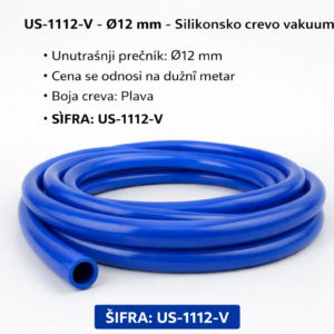 Silikonsko crevo vakuuma Ø12 mm