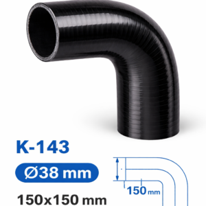 Crevo pod 90° Ø38 mm - 150x150mm