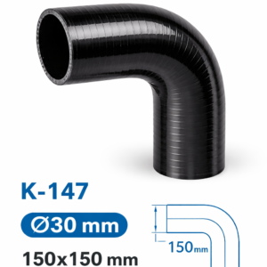 Crevo pod 90° Ø30 mm - 150x150mm