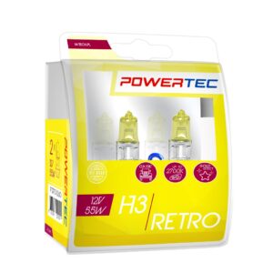 M-Tech Powertec Retro H3 12V 55W žute sijalice 2 kom
