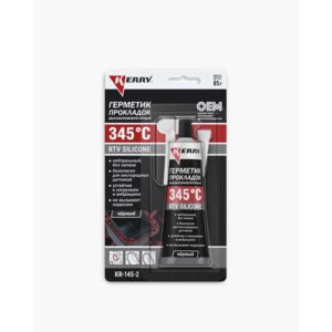 KERRY visokotemperaturni silikonski hermetik crni 85 g