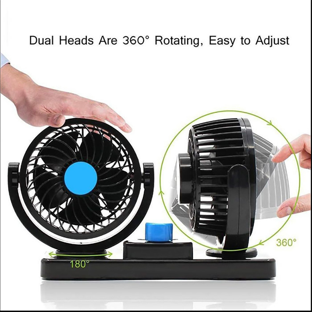 Dvostruki auto ventilator 5,5 inča 24 V - Слика 3