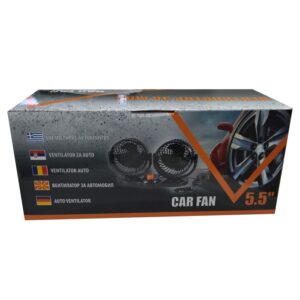 Dvostruki auto ventilator 5,5 inča 12 V