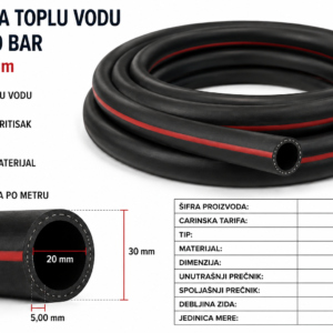 Crevo za toplu vodu 20mm