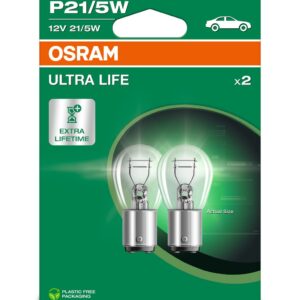 OSRAM Ultra Life P21/5W sijalice 12V 21/5W – 2 komada