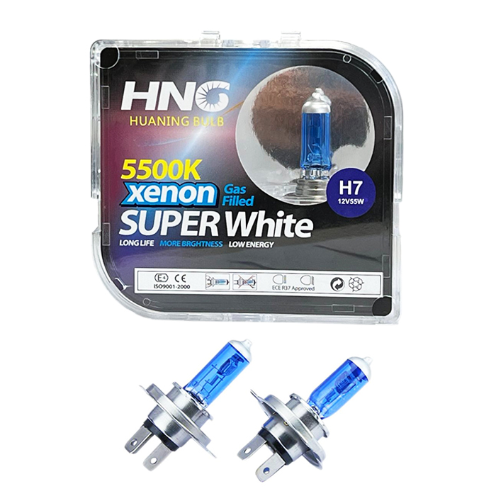 H7 sijalice Super White 5500K 55W 12V HNG, set 2 komada